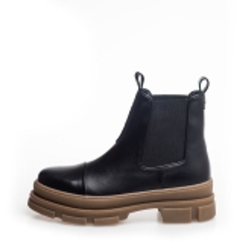 BOOTS You And Me Low Black Leather 