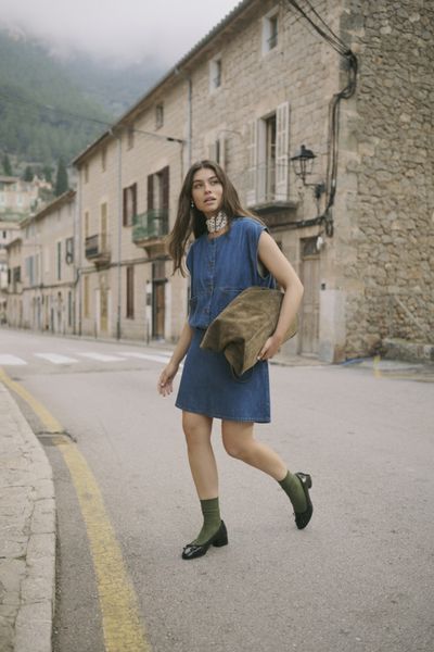 Hovedbilde NUA Arpa Skirt Dark Blue Wash