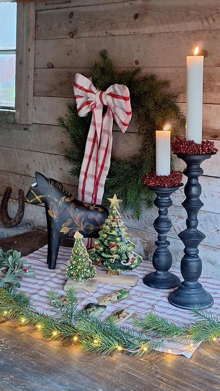 EMALJERT Julepynt Nostalgi Juletre Stående 