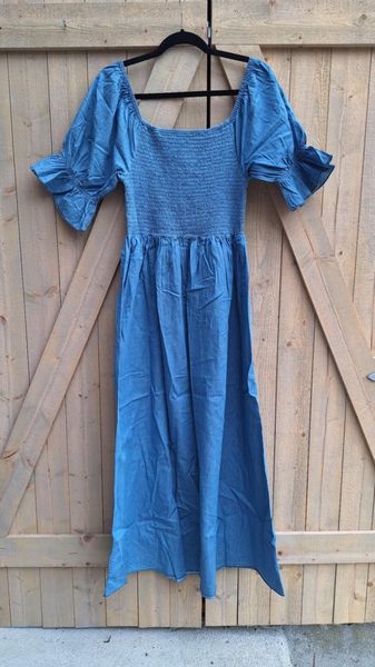 Hovedbilde SMOCK Lang Kjole Tencel
