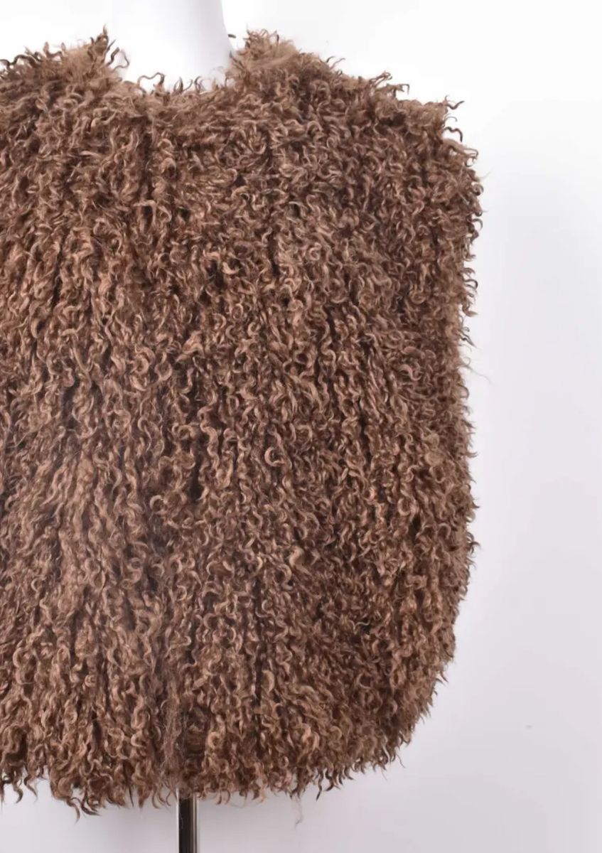  SAGA Fluffy Vest Marron