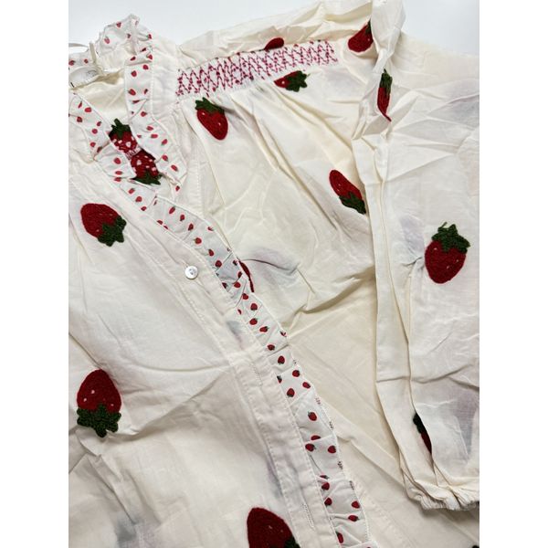Hovedbilde  BOHEME Bluse Jordbær Broderi