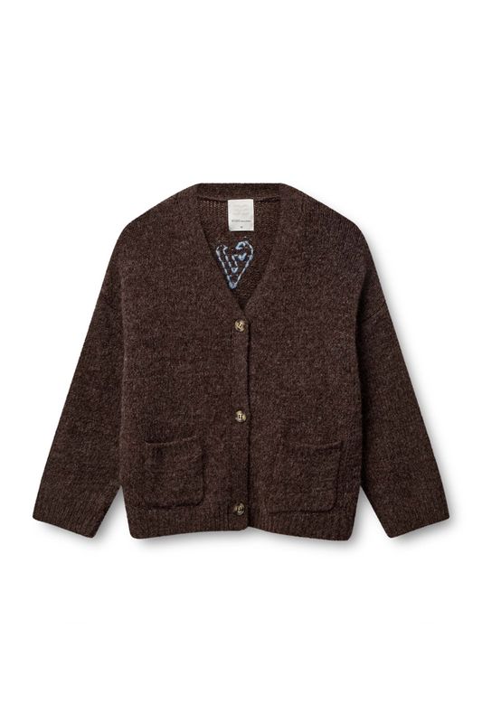 ELLEN Cardigan Brun