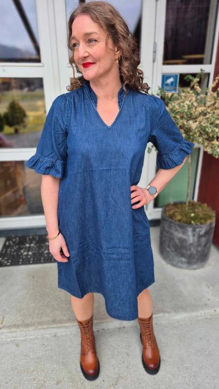 LAVA Arpa Kjole Dark Blue Wash