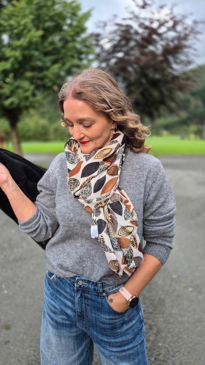 KATRINA Pullover Grey Melange