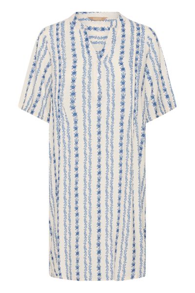 Hovedbilde HOLLIE Kjole Blue/White Graph