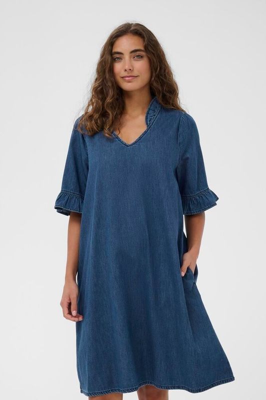LAVA Arpa Kjole Dark Blue Wash