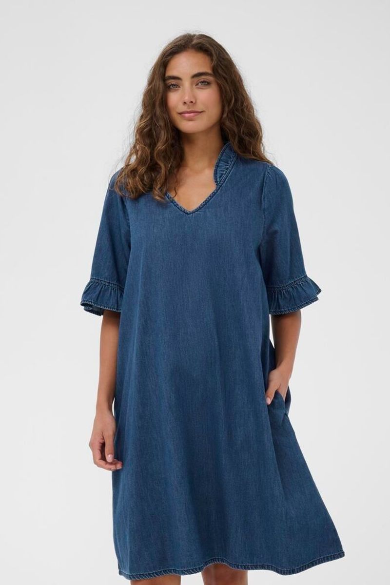 LAVA Arpa Kjole Dark Blue Wash