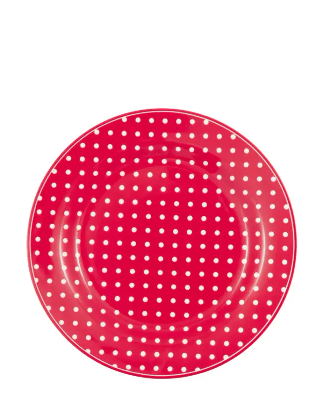TALLERKEN Dotty Red