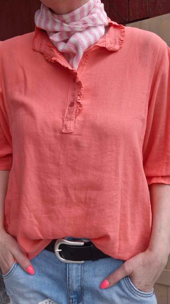 Hovedbilde TINA Linskjorte Corall