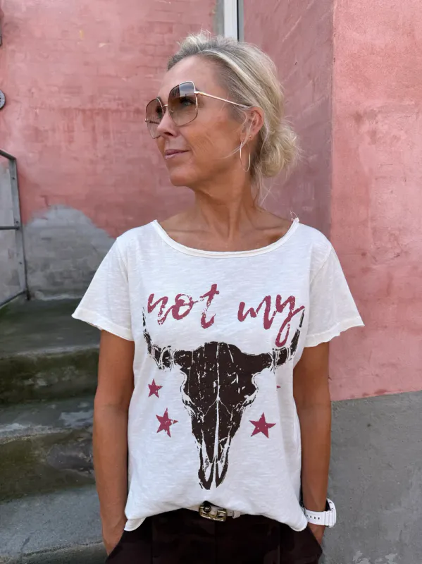 NOT MY TEE T-Skjorte Bull