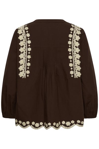 Hovedbilde VIBA Bluse Coffee Bean