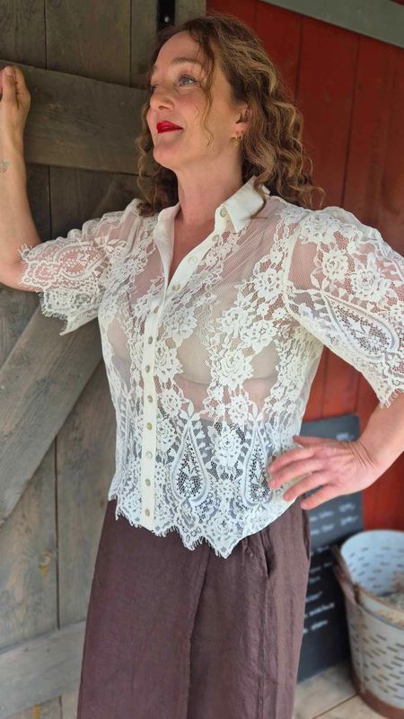 PALOMA Bluse Blonder Off White