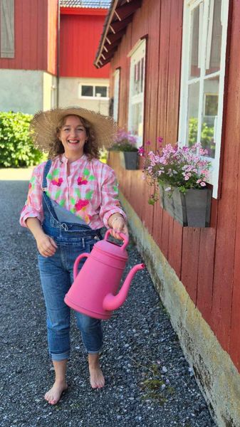 Hovedbilde  BOHEME Checkered Bluse Rosa ...