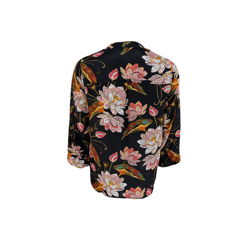 LUNA Bluse Deep Floral