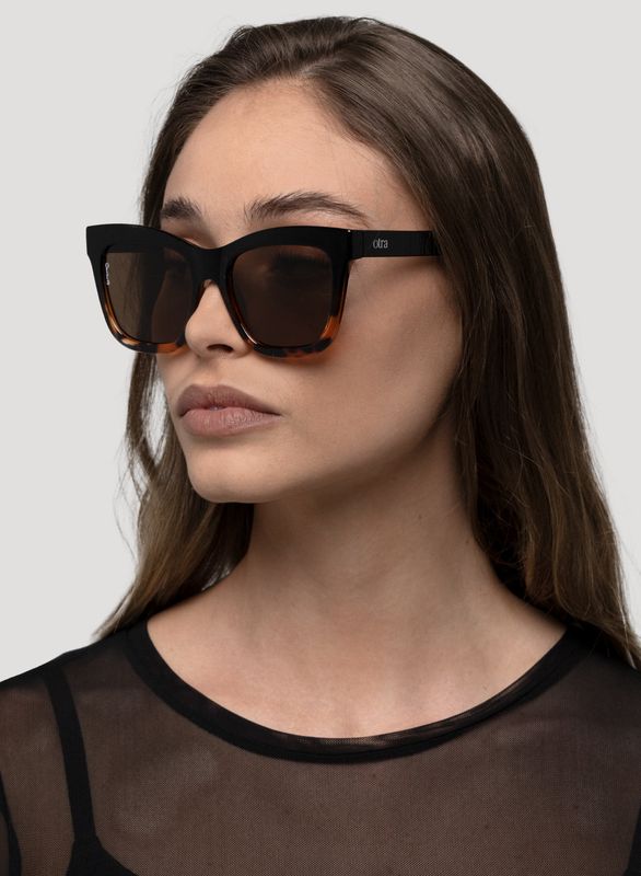 OTRA Solbriller Irma Black - Tort Brown 