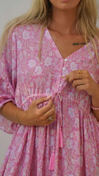 Hovedbilde GEORGINE Kort Kjole Rosa 