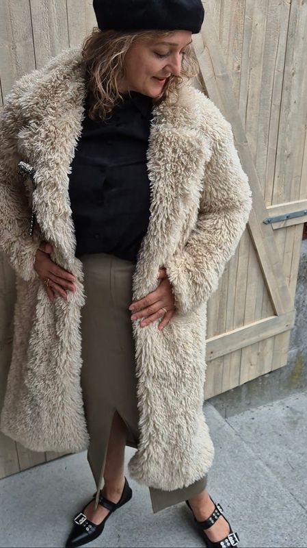 ROCK Jakke Lang Off White