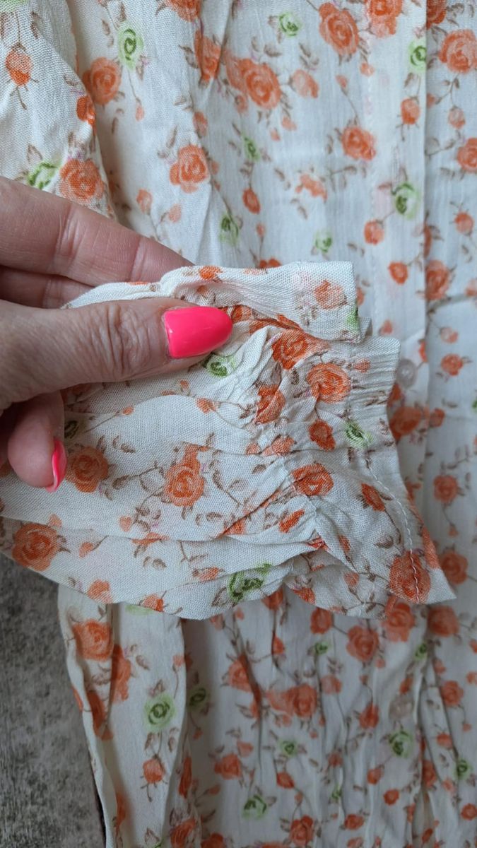 MARTE Bluse Flowermix Corall