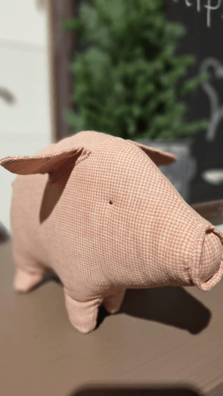 GRIS Rosa Smårutet 