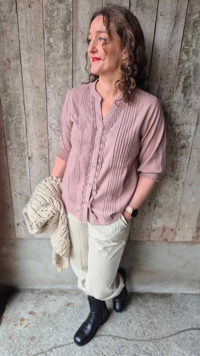 MEXICO Bluse Fawn Brun