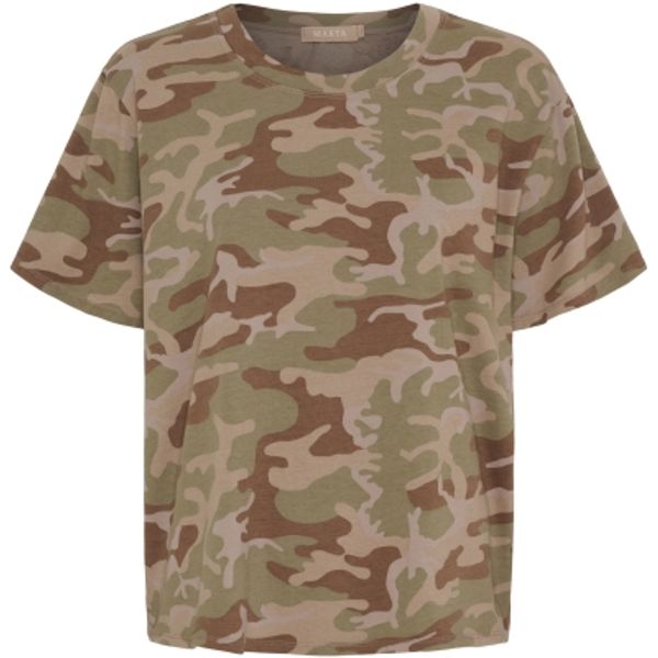 Hovedbilde ESTRID Tee T-shirt Green Camo