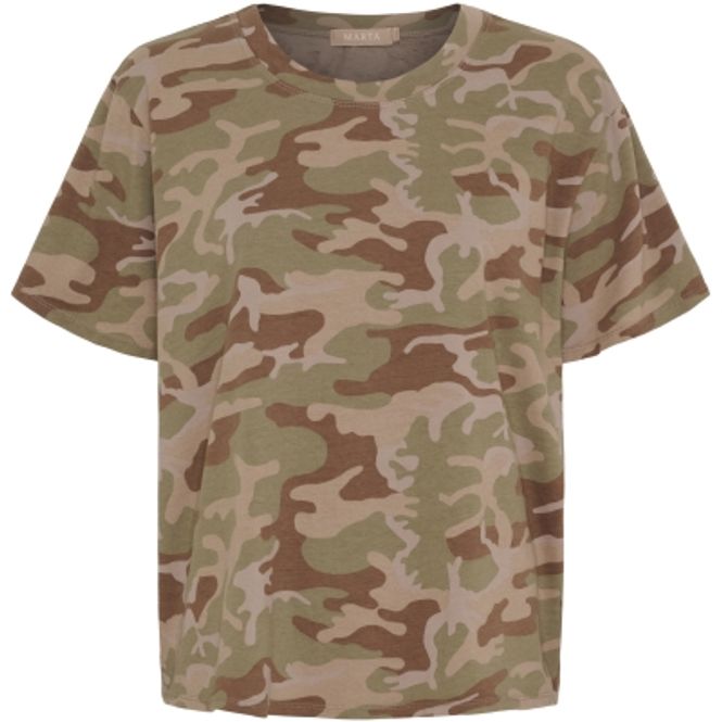 Hovedbilde ESTRID Tee T-shirt Green Camo