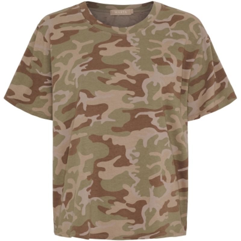 ESTRID Tee T-shirt Green Camo
