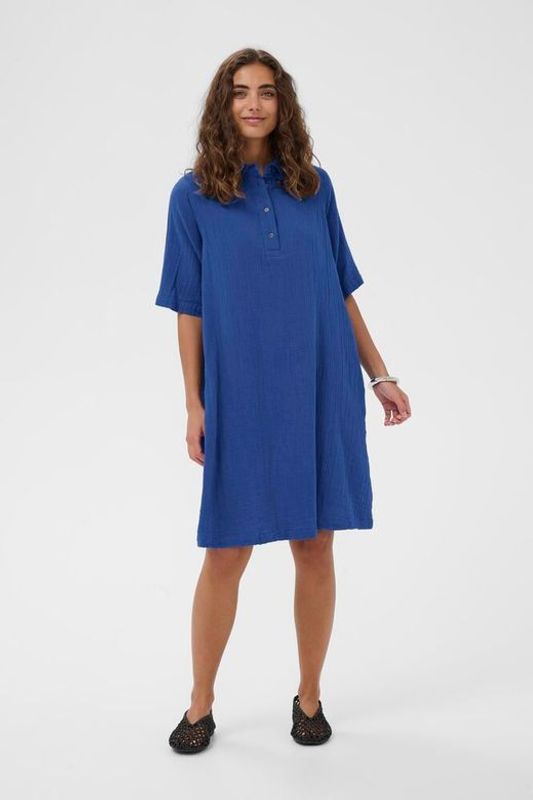 TALA Elina Kort Kjole Nautical Blue  