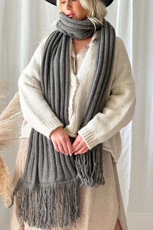 CELSIA Skjerf Taupe 