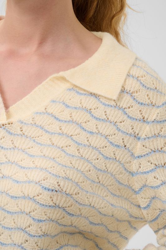 AMERA Pullover Whitecap/Blue