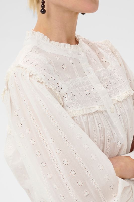 ALISON Bluse Spring Gardenia