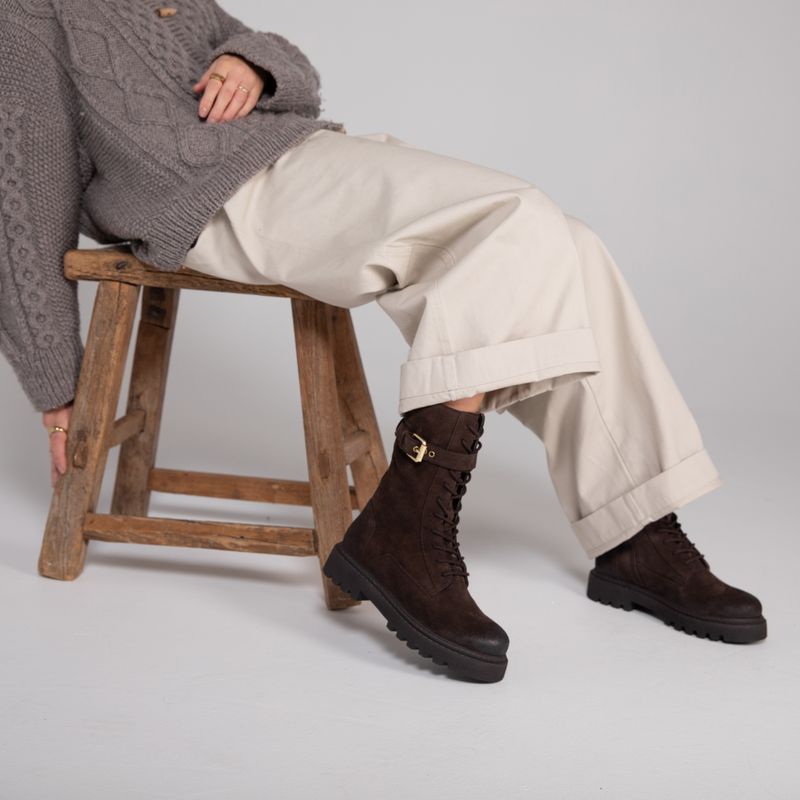 BOOTS The Moon Brown Suede 