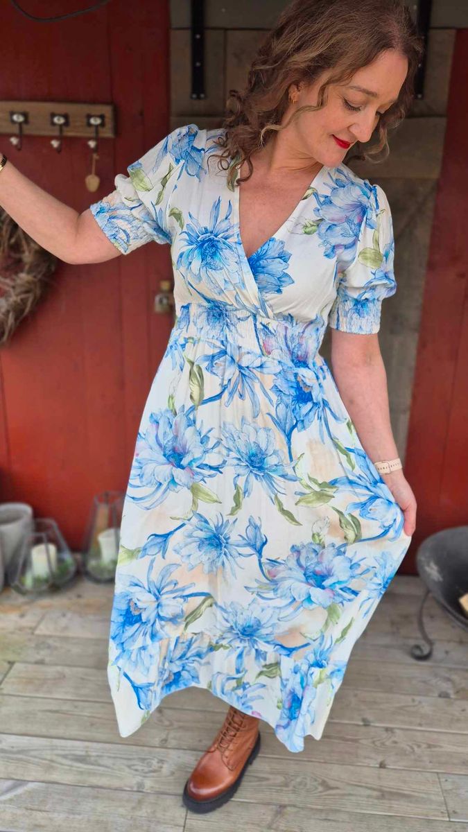 BELLA Kjole Sky Blue