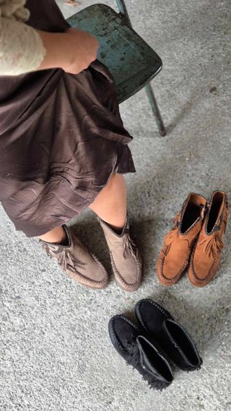 Hovedbilde FRINGE Boots Camel 