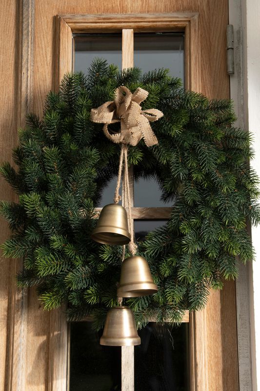 3 KLOKKER i Jutesnor Messingfarge