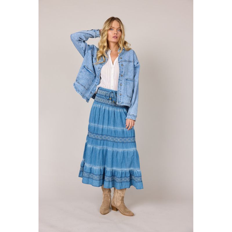 DENIM Jakke Used Blue