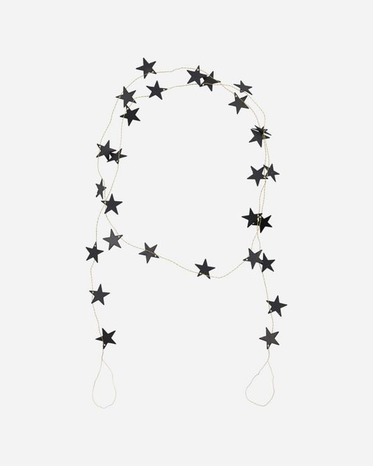 Hovedbilde GUIRLANDER Stars Antikk Sort 