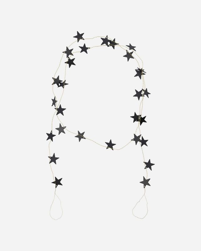 GUIRLANDER Stars Antikk Sort 