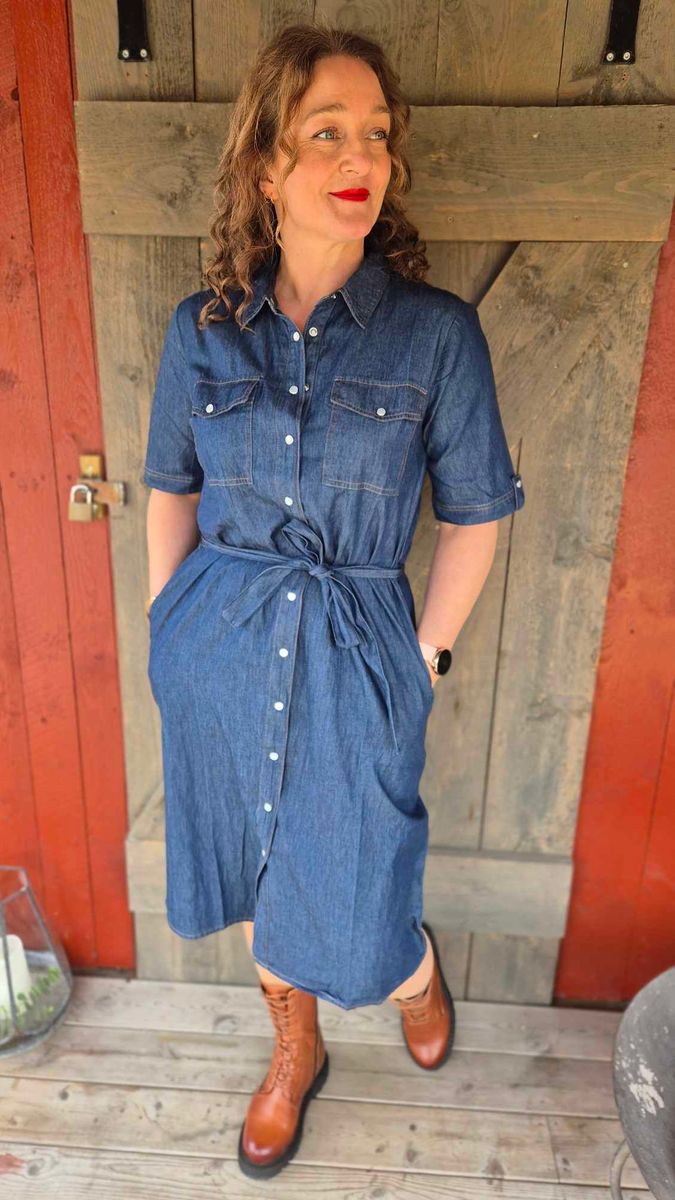 MOZART Kjole Denim Blue