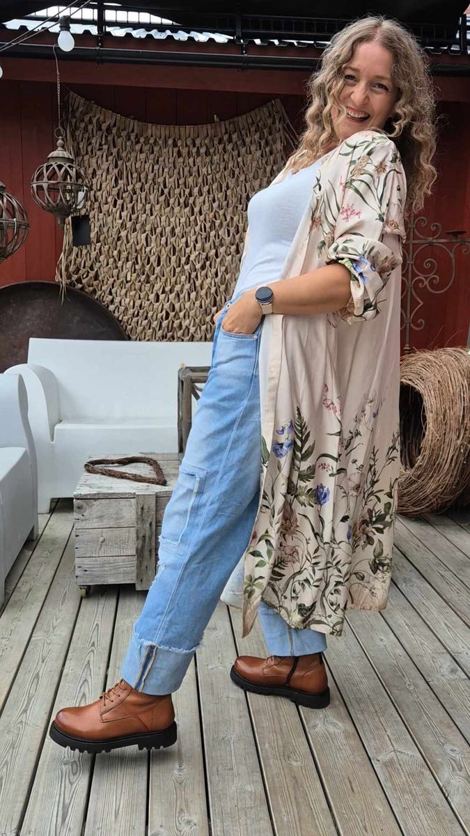 ZENNIA Blomstrete Kjole