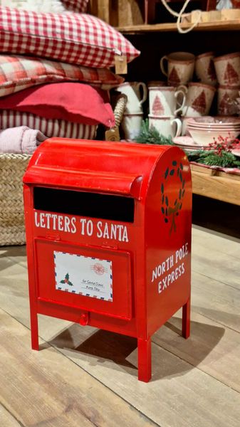Hovedbilde POSTKASSE Jul Metall 