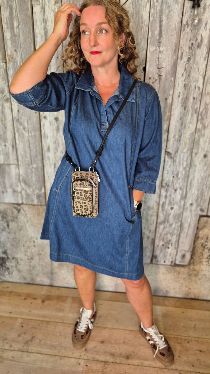 PIN Kjole Dark Blue Wash