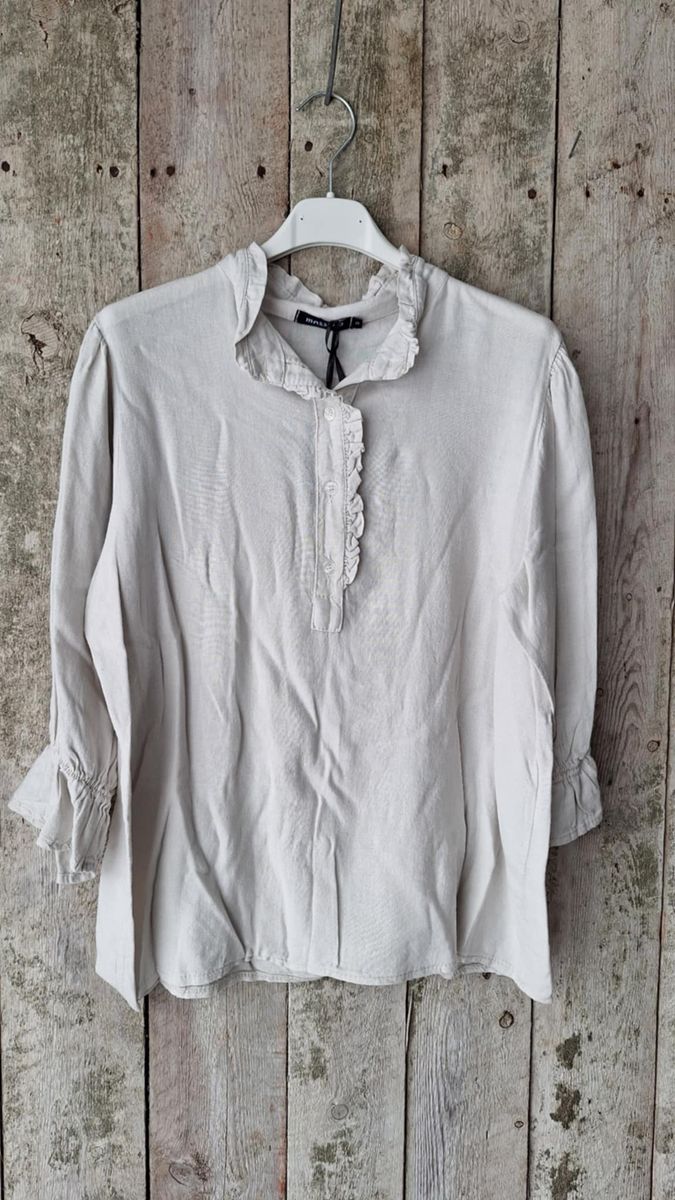 TINA Linskjorte Beige