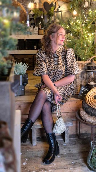 Hovedbilde CAROL Muxi Kjole Leopard