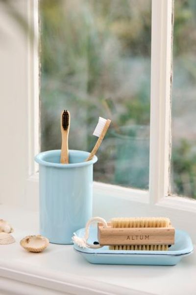 Hovedbilde SÅPESKÅL Emalje Dobbel Lys ...