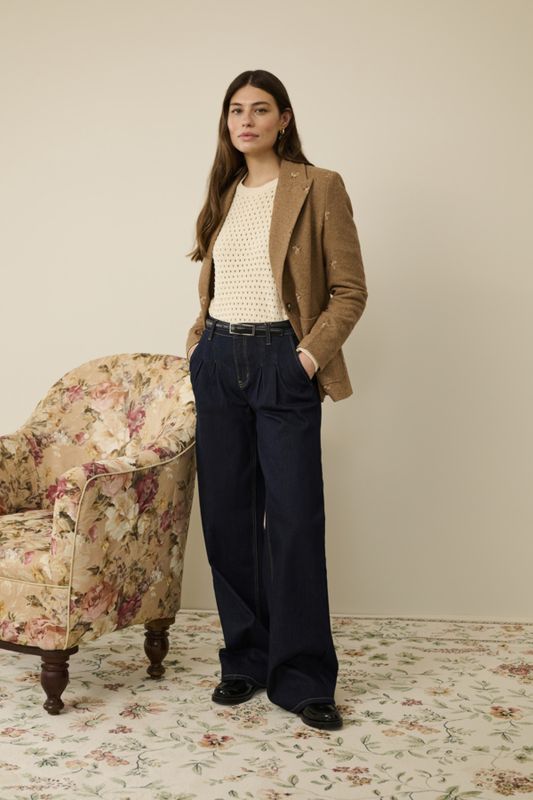 HERNING Blazer Beige/Brown