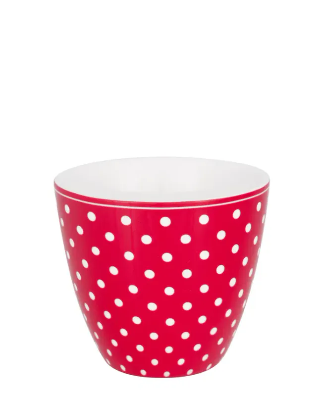 LATTEKOPP Dotty Red