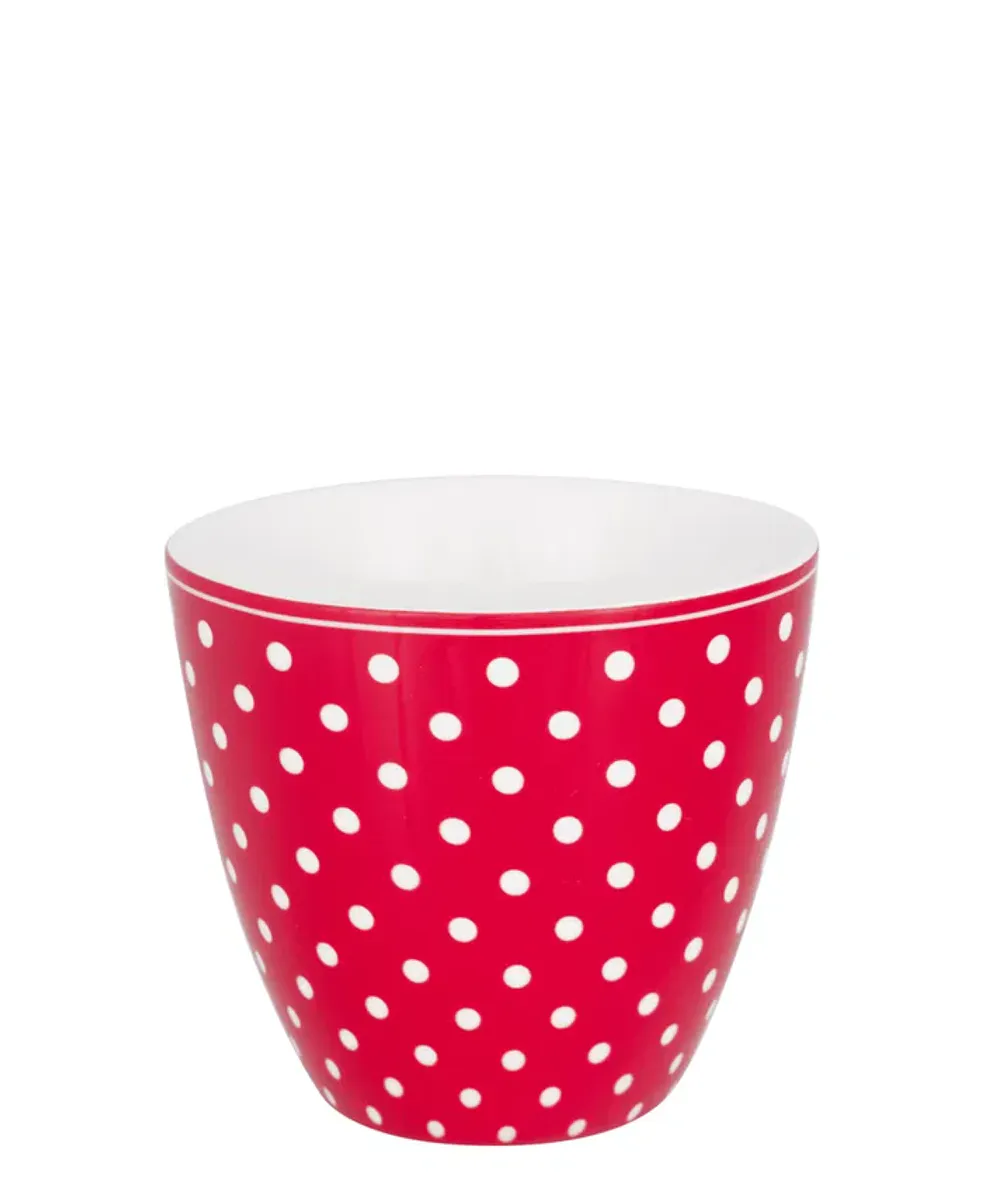 LATTEKOPP Dotty Red