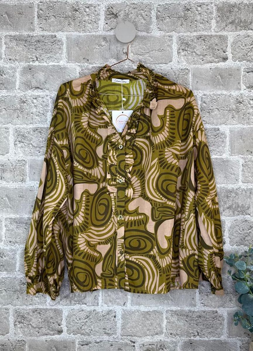 KRETE Bluse Military